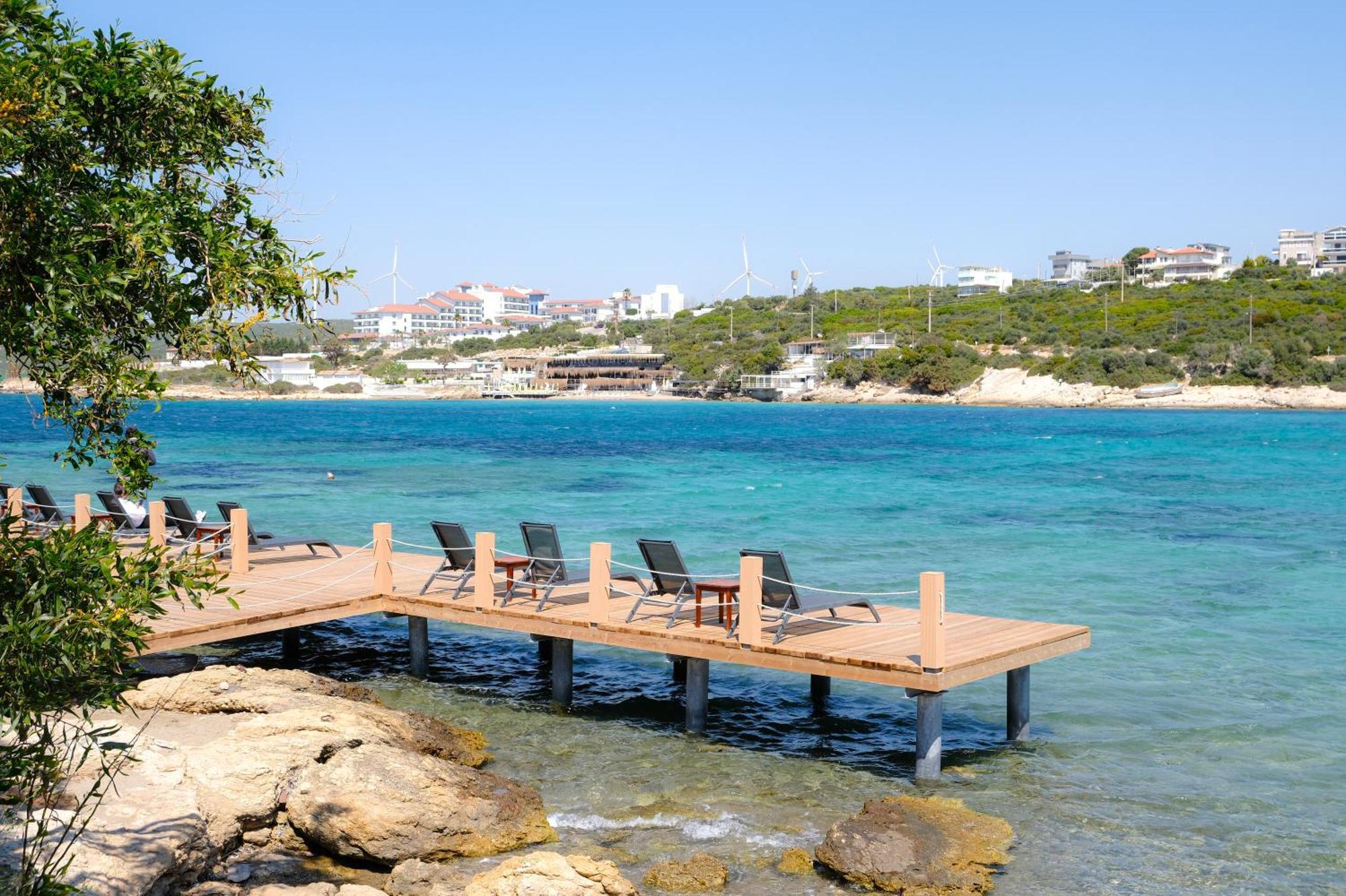 Maya Bistro Hotel & Beach Siğacık Exteriör bild